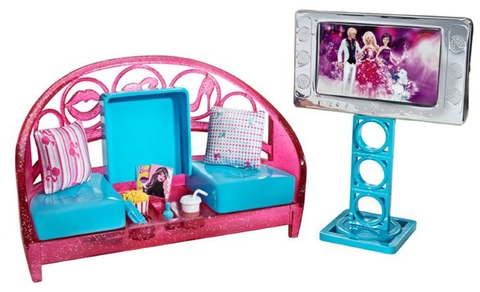 Mô hình Barbie Phòng giải trí tại gia chân thực cho bé thỏa sức khám phá