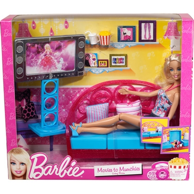 Các chi tiết có trong Barbie Phòng giải trí tại gia