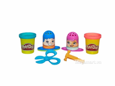 Play-Doh B3424 - Dụng cụ làm tóc mini - các chi tiết trong bộ sản phẩm