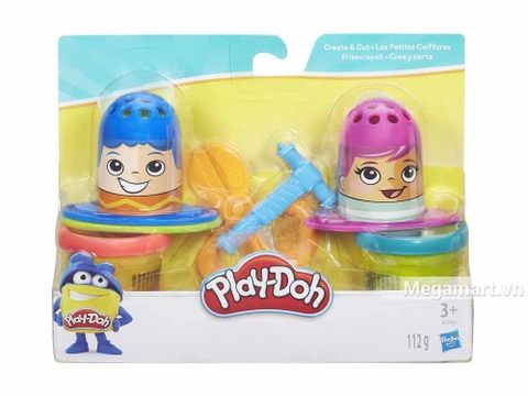 Ảnh bìa sản phẩm Play-Doh B3424 - Dụng cụ làm tóc mini