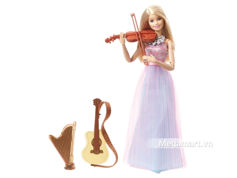 Barbie búp bê violin với 3 nhạc cụ tuyệt đẹp