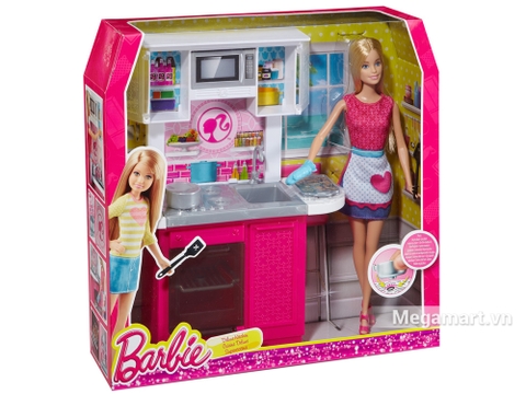 Barbie Ngôi nhà Barbie - Nhà bếp là món quà hấp dẫn trong chủ đề Barbie