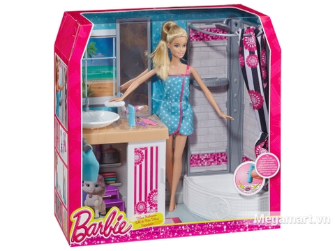 Bộ Barbie Ngôi nhà Barbie - Phòng tắm khám phá không gian sành điệu của Barbie