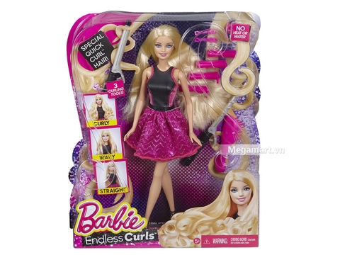  Barbie Búp bê tạo kiểu tóc - Hình ảnh vỏ hộp