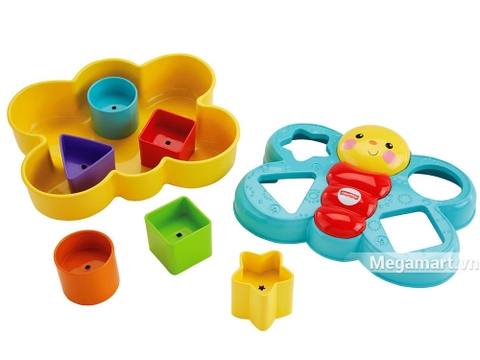 Fisher Price Thả khối hình bướm giúp kích thích giác quan của trẻ nhỏ
