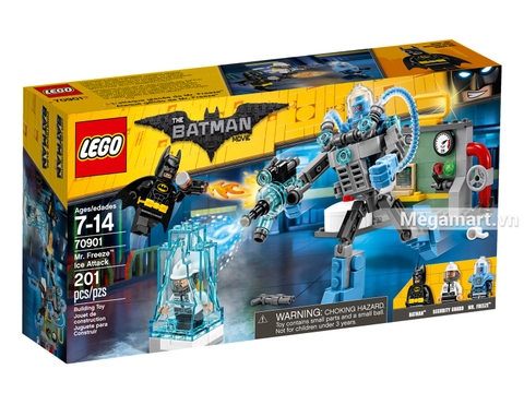 Hình ảnh vỏ hộp bộ Lego Batman Movie 70901 - Người băng Mr. Freeze tấn công
