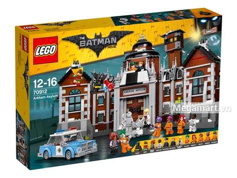 Hình ảnh vỏ hộp bộ Lego Batman Movie 70912 - Bệnh viện thần kinh Arkham Asylum