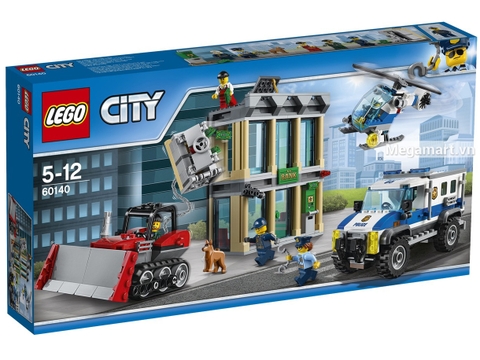 Hình ảnh vỏ hộp bộ Lego City 60140 - Xe ủi vượt ngục