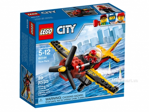 Hình ảnh vỏ hộp bộ Lego City 60144 - Máy bay đua