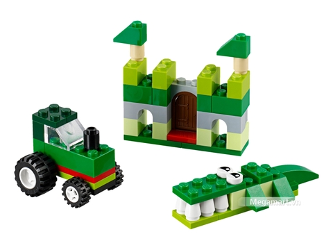 Mô hình ấn tượng của Lego Classic 10708 - Hộp lắp ráp màu xanh lá