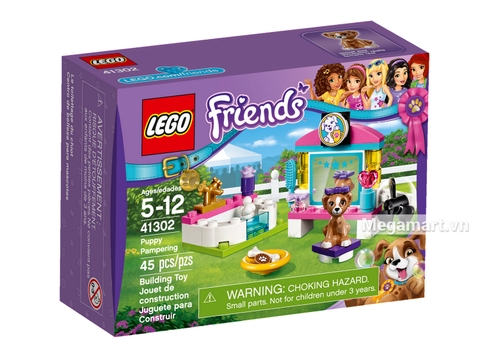 Hình ảnh vỏ hộp bộ Lego Friends 41302 - Bộ chăm sóc cún cưng
