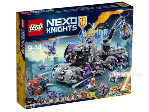 Hình ảnh vỏ hộp Lego Nexo Knights 70352 - Tổng hành dinh của Jestro