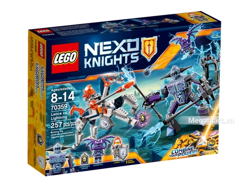 Hình ảnh vỏ hộp bộ Lego Nexo Knights 70348 - Trường thương đấu của Lance