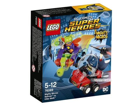 Hình ảnh vỏ hộp bộ Lego Super Heroes 76069 - Người dơi đại chiến Killer Moth