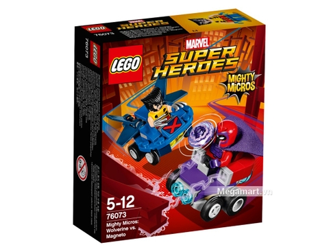 Hình ảnh vỏ hộp bộ Lego Super Heroes 76073 - Người sói đại chiến Magneto