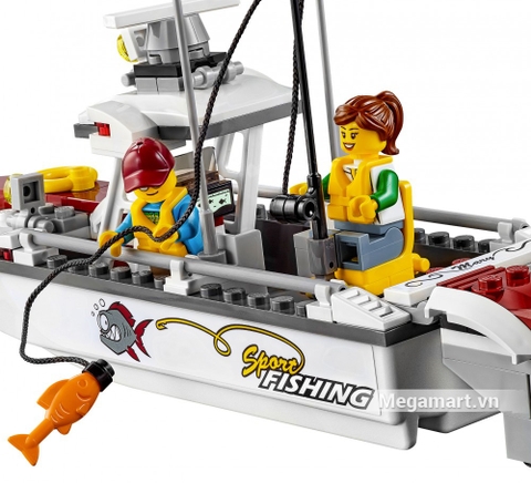Các mô hình ấn tượng trong bộ Lego City 60147 - Thuyền đi câu