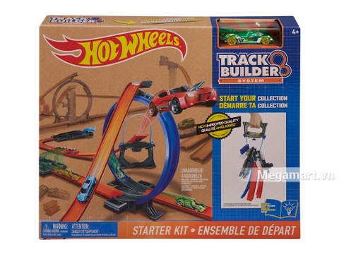 Vỏ hộp bộ sản phẩm đường đua Hot Wheels Bộ đường đua khởi đầu