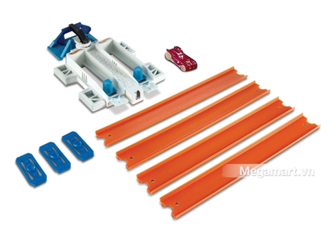 Các chi tiết có trong bộ Hot Wheels Phụ kiện đường đua - 2 đường chạy tốc độ