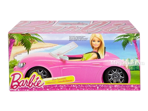 Barbie Xe hơi mui trần - được đựng trong hộp thích hợp làm quà cho bé gái