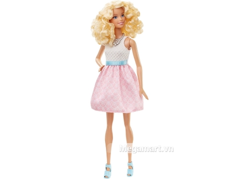 Barbie Fashionistas - Váy hồng phấn gồm nhiều chi tiết đẹp