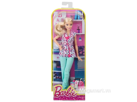 Barbie nghề nghiệp - Y tá - Vỏ hộp của sản phẩm