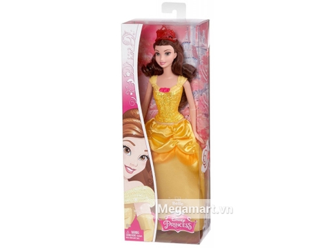 Thiết kế vỏ hộp bên ngoài bộ Barbie Công chúa Disney - Belle
