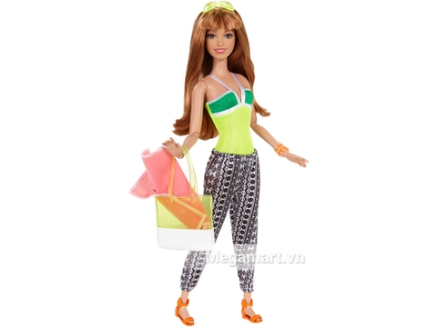 Barbie phong cách nghỉ mát – neon gồm nhiều chi tiết đẹp