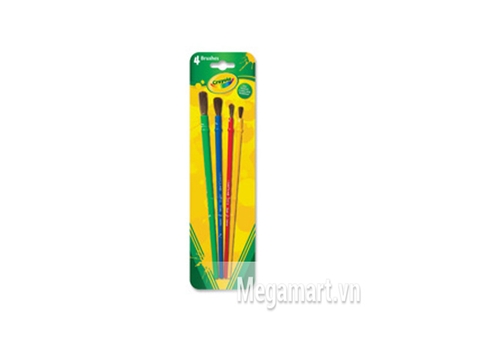 Hộp đựng Crayola Bộ cọ 4 cây dành cho bé