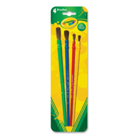 Crayola Bộ cọ 4 cây bộ 4 cây cọ độc đáo