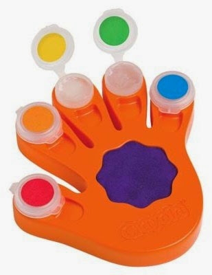 Crayola Bộ màu vẽ bằng tay với 5 ô màu trong suốt độc đáo