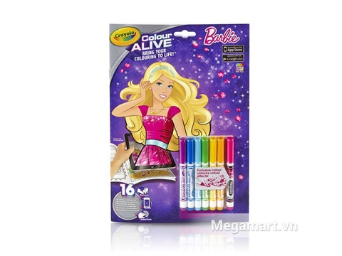 Hộp đựng Crayola Bộ tô màu thần kỳ Barbie