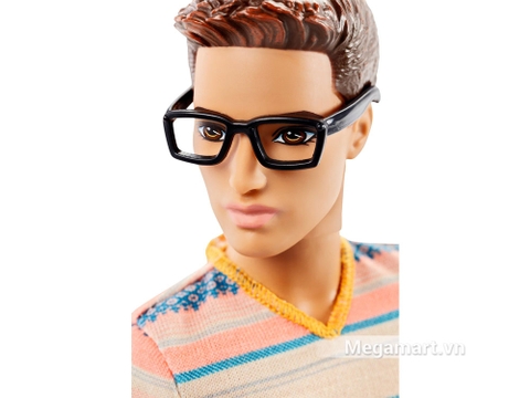 Barbie Fashionistas Ken - Áo kẻ họa tiết xuất hiện với vẻ nam tính