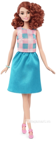 Barbie Fashionistas - Váy xanh mòng két - Chiếc váy tạo lên điểm nhấn