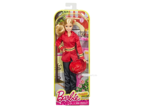 Barbie Nghề nghiệp - Cứu hỏa Hình ảnh vỏ hộp sản phẩm