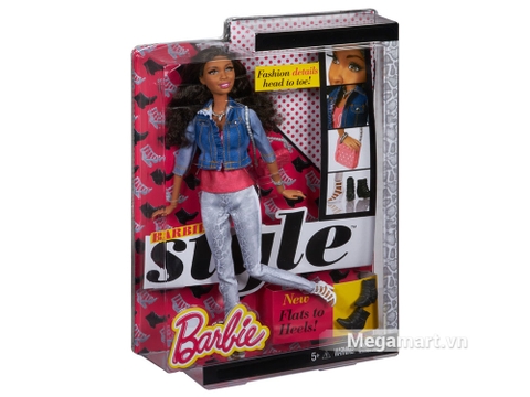 Barbie Style Nikki - Áo Jean với vỏ hộp và đóng gói chắc chắn