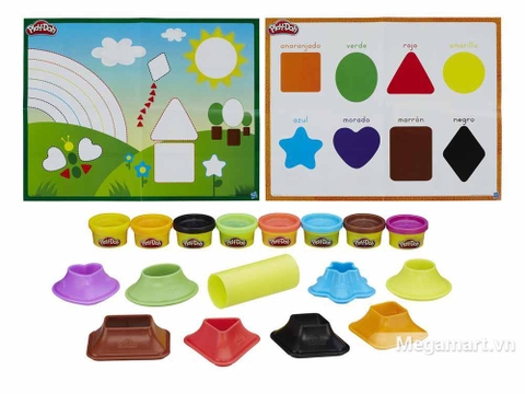 Play-Doh B3404 - Khuôn hình học đơn giản - Các khuôn
