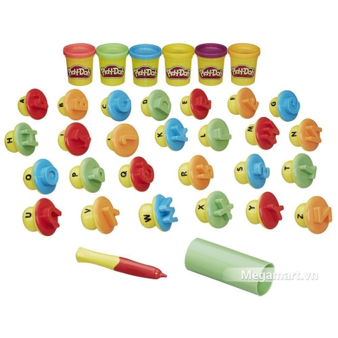 Play-Doh B3407 - Khuôn chữ cái cơ bản - Các khuôn