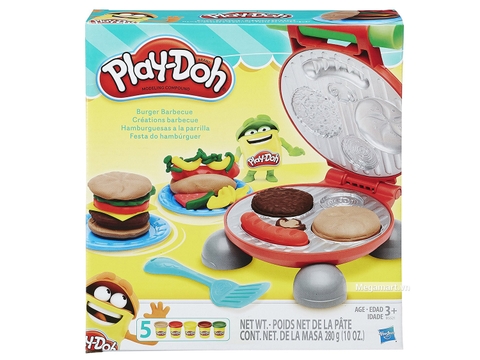 Play-Doh B5521 - Bánh burger - Hình ảnh vỏ hộp