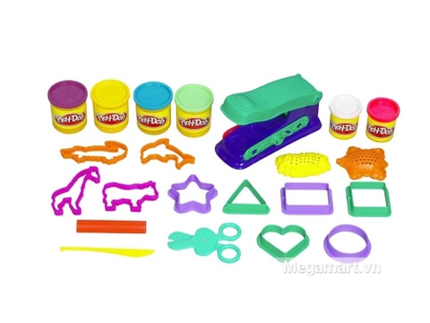 Các chi tiết có trong Play-Doh B6767 - Hộp dụng cụ khổng lồ