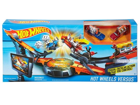 Hình ảnh vỏ hộp bộ Hot Wheels Bộ đường đua siêu xe đối đầu