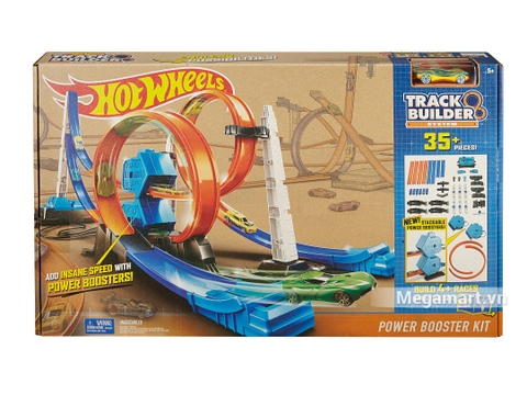 Hình ảnh vỏ hộp bộ Hot Wheels Đường đua gia tốc tranh tài