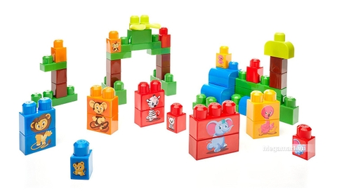 Các mô hình ấn tượng trong bộ Mega Bloks Xếp khối thú xinh