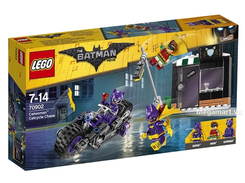 Hình ảnh vỏ hộp bộ Lego Batman Movie 70902 - Truy đuổi miêu nữ Catwoman