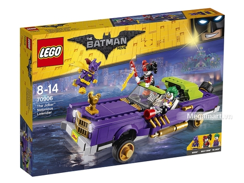Hình ảnh vỏ hộp bộ Lego Batman Movie 70906 - Xế độ của Joker