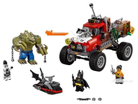 Các mô hình ấn tượng trong bộ Lego Batman Movie 70907 - Người cá sấu Killer Croc