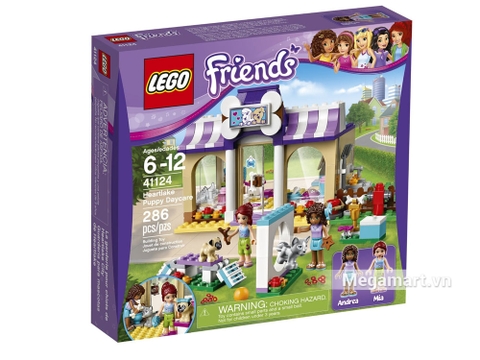 Hình ảnh vỏ hộp bộ Lego Friends 41124 - Ngày hội thú cưng