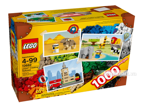 Hình ảnh vỏ hộp bộ Lego Bricks & More 10682 - Vali sáng tạo Lego
