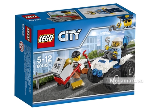 Hình ảnh vỏ hộp bộ Lego City 60135 - Xe địa hình cảnh sát