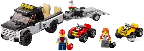 Các mô hình ấn tượng trong bộ Lego City 60148 - Đội đua xe địa hình