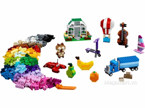 Các mô hình ấn tượng trong bộ Lego Classic 10705 - Giỏ lắp ráp sáng tạo